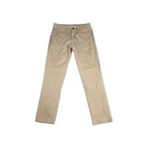 Lacoste Men's Chino Pants Sz 34 Khaki Slim Fit Cotton Casual Trousers C4